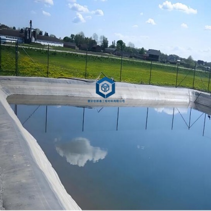 PE土工膜在人工湖项目中的铺设