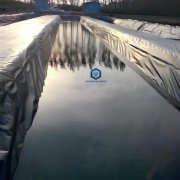 蓄水池防渗膜护膜方法